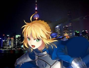 魔都将爆发圣杯战争？有人召唤saber在上海现身！