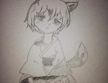 认真的记录我画的