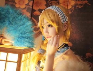 【cos】lovelive绘里正月和服觉醒