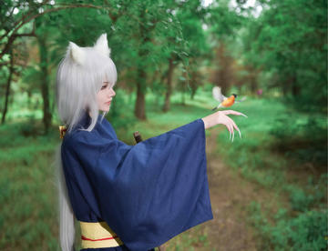 《元气少女缘结神》巴卫cos正片