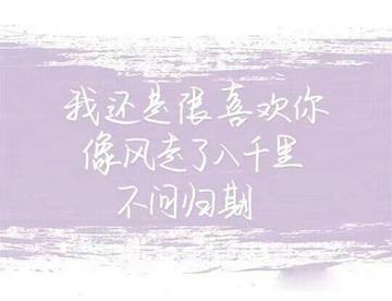 我还是很喜欢你