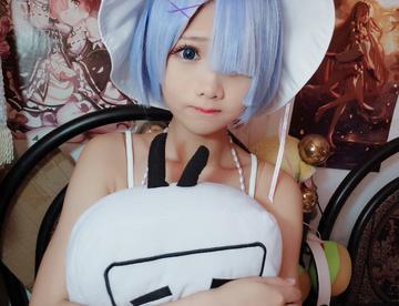 【羽天】蕾姆白裙cos试妆