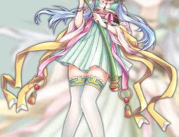 ipad的第十三张画！帮人画的漫展用看板娘！