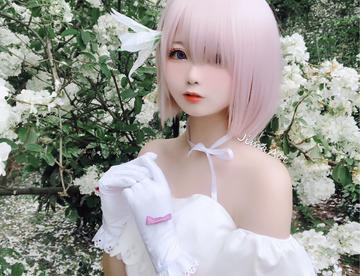 「cos」Fate/GrandOrder 玛修·基列莱特 二周年礼服