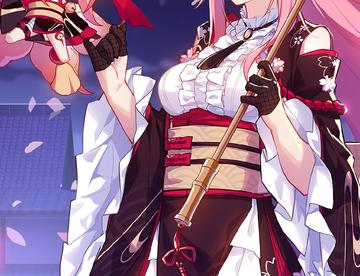 分享一下最爱的八重樱老婆的图片😉