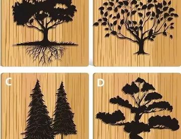 以下四棵树，选择自己最喜欢的一棵：