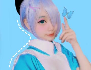 蕾姆爱丽丝cos试妆