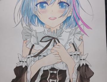 第一次接触马克笔，上色好差劲啊(╥╯﹏╰╥)ง