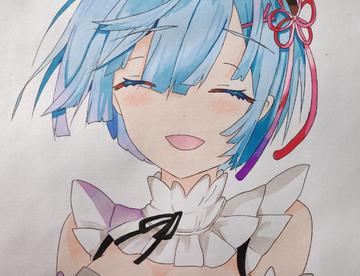 画完，勾线后还自我感觉良好，可一上色，吐血。