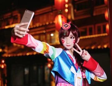守望先锋旧正机甲dva cos