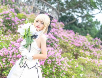 #Fate/GrandOrder# #saber lily#  #fgocosplay# #白呆#