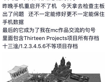 关于“Thirteen Projects”项目公告