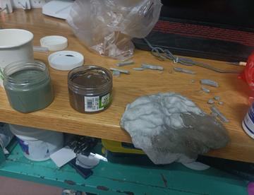 手办泥制作场景