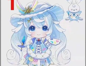 2023年雪初音＆兔子服装 最终候选方案公开 ​​​​