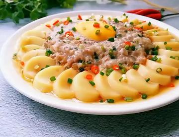 蒸的，真的更健康！日本豆腐蒸肉末，清淡营养，男女老少通吃！