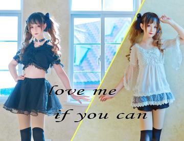 【yui金鱼】LOVE ME IF YOU CAN ❤ 黑和白你更喜欢哪一个呢？