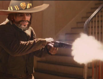 【守望先锋】被解救的麦（马）克雷：对不起，我忍不住了~